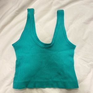 Aquamarine out from under (urban outfitters) tank top